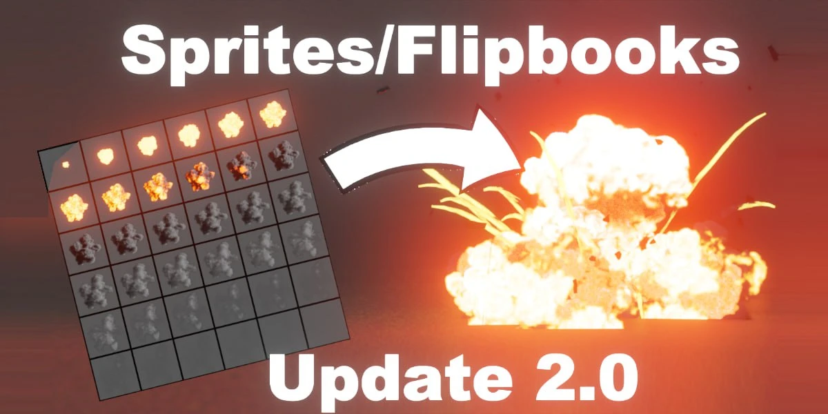 Sprite Particles For Realtime Vfx With Geonodes Version 2.0