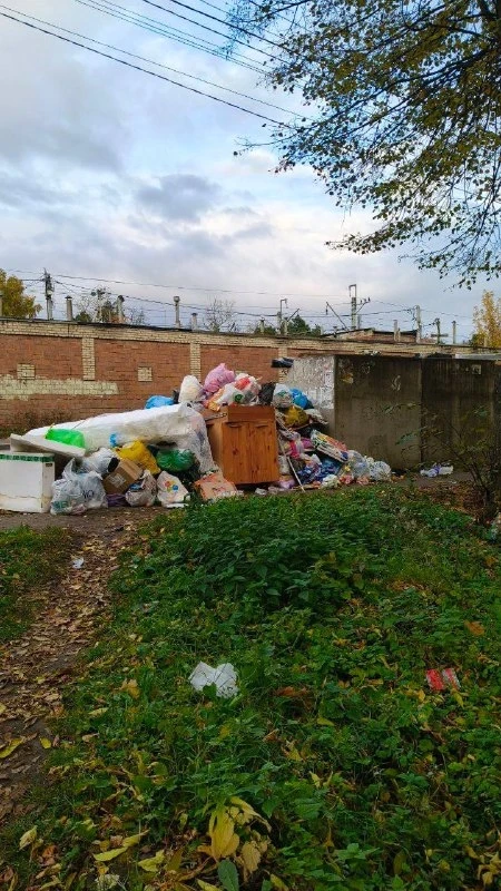 🗑 Мусорная площадка в Удельной — на замечание