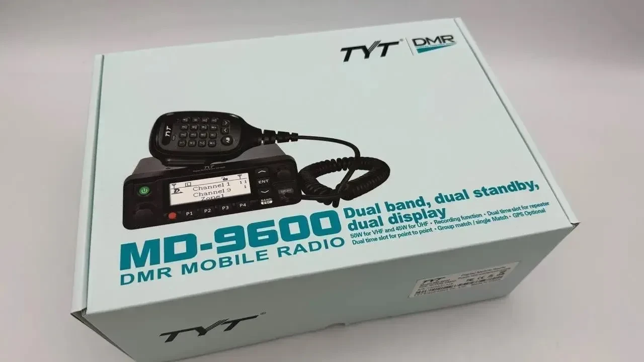 Автомобильная радиостанция двухдиапазонная TYT MD-9600 DMR