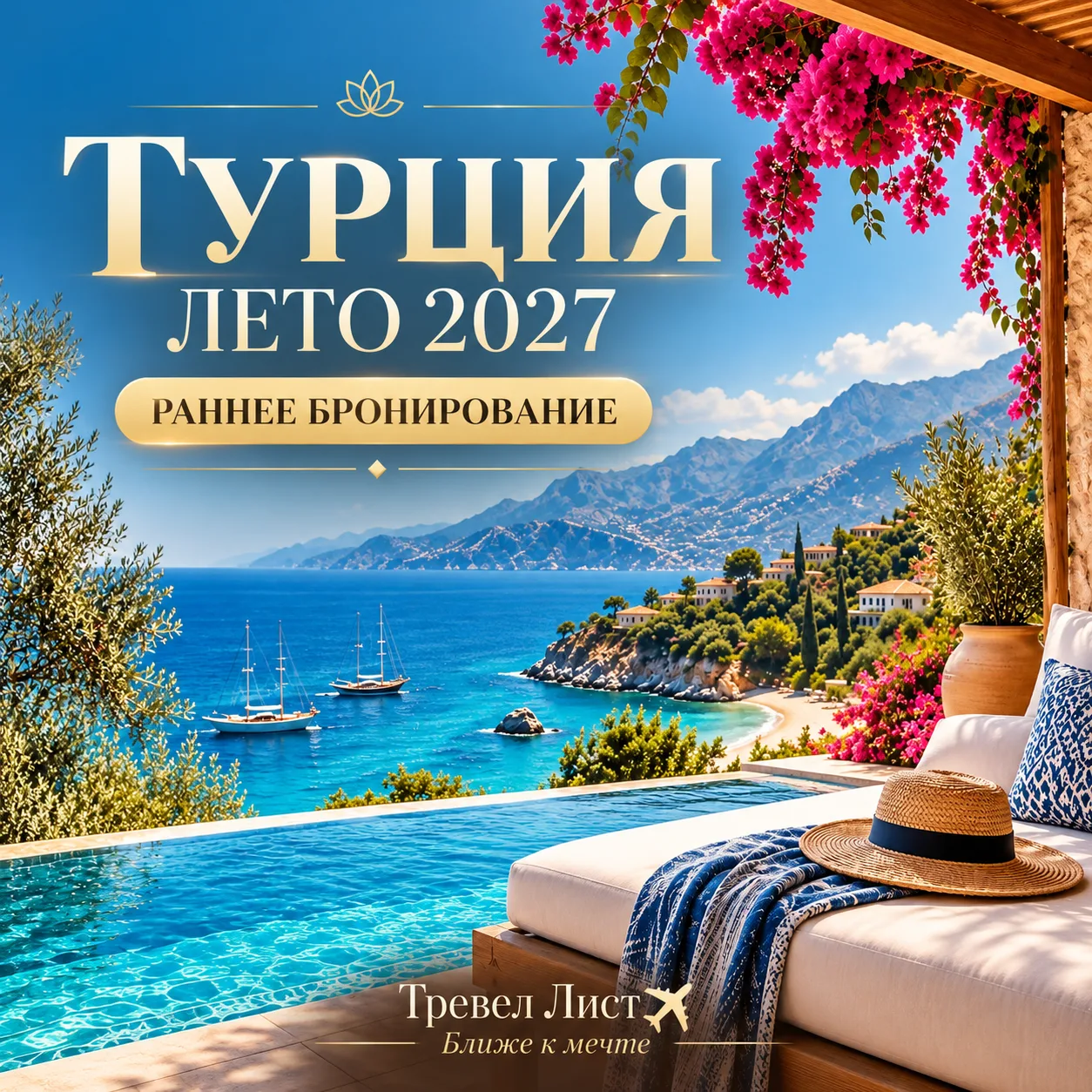 ☀️ Когда бронировать Турцию на лето 2027?