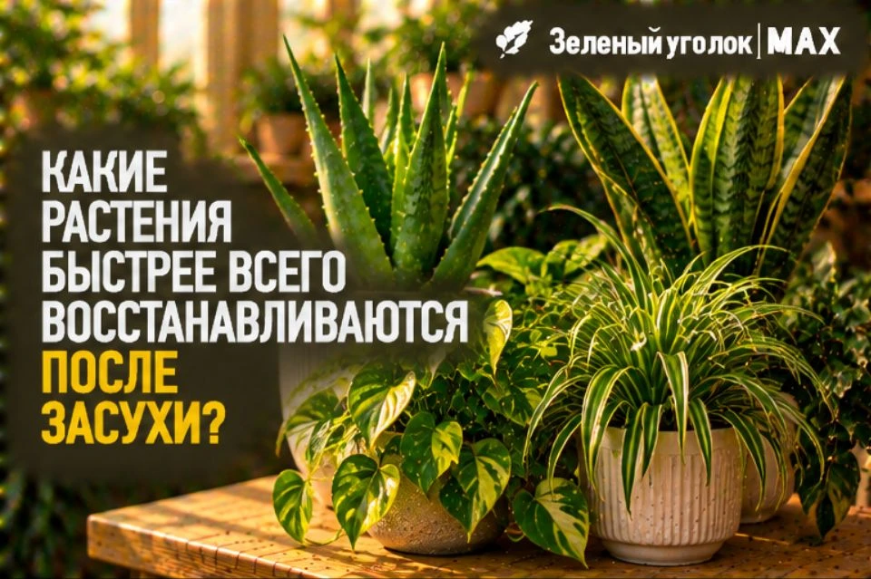 💧 КАКИЕ РАСТЕНИЯ БЫСТРЕЕ ВСЕГО ВОССТАНАВЛИВАЮТСЯ ПОСЛЕ ЗАСУХИ?