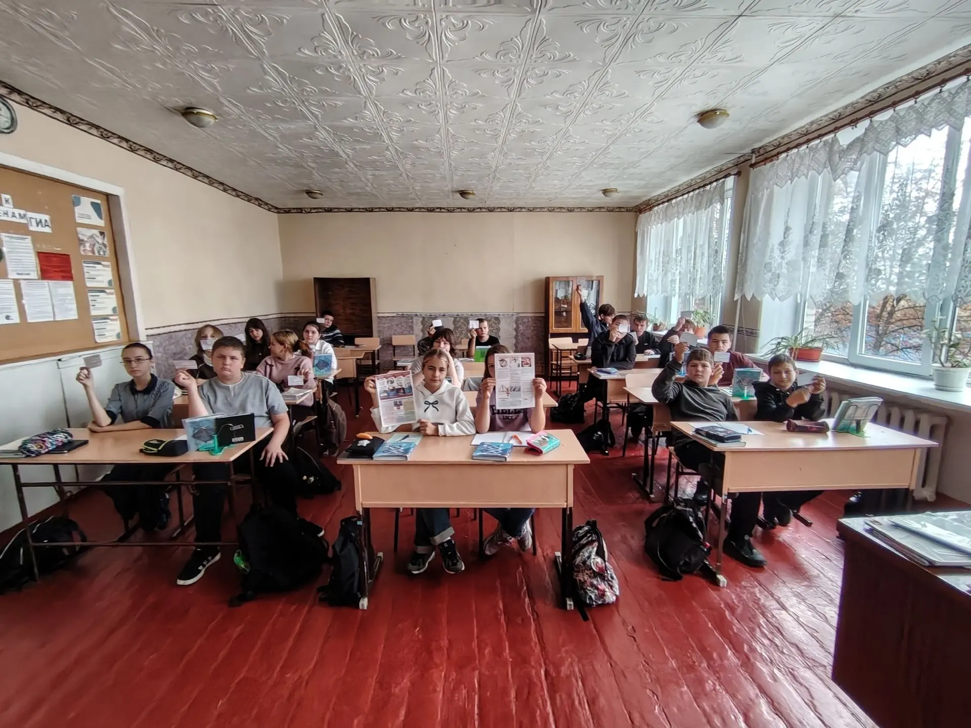 В 7 классе прошла профилактическая беседа на тему «Разъяснение административной и уголо...