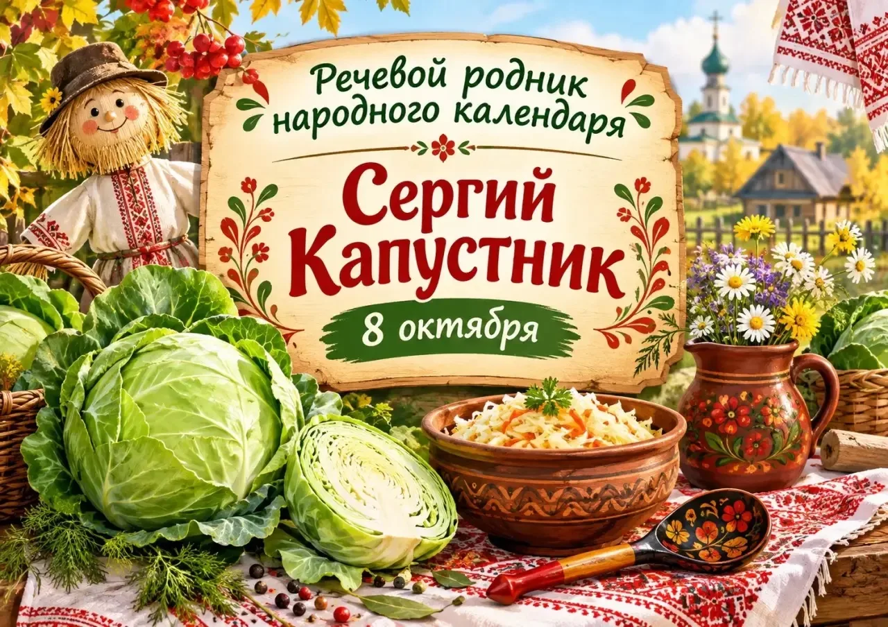 🥬 Капустные посиделки: в группе «Фантазёры» отметили народный праздник «Сергий Капустн...