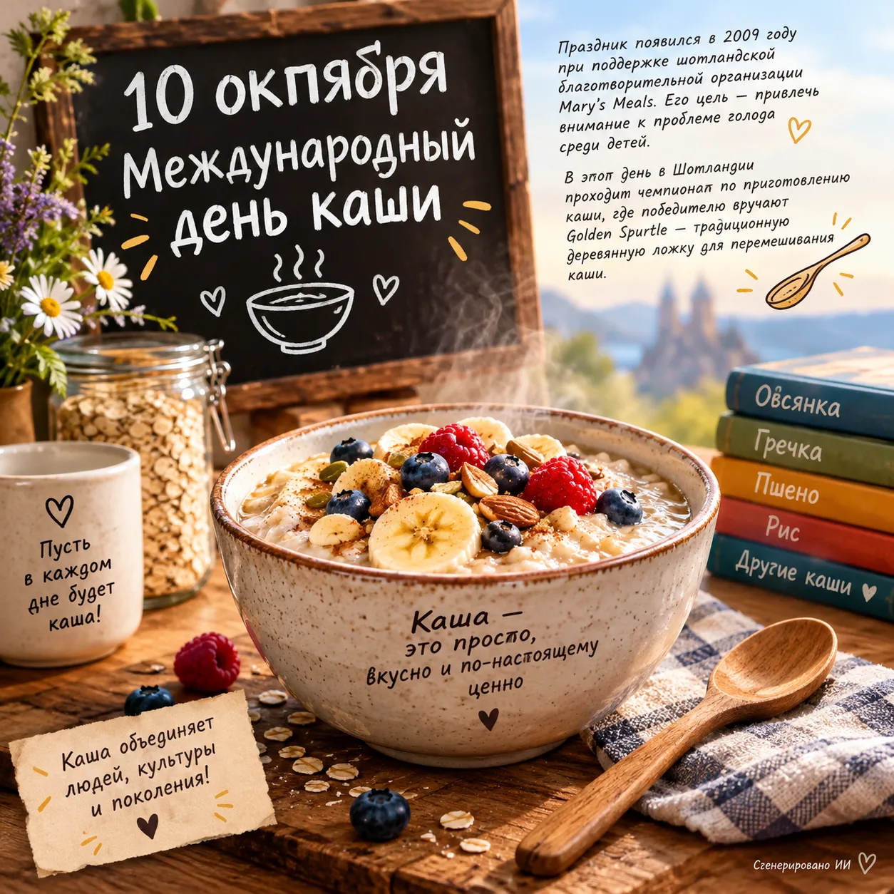 Челябинцы, сегодня каша на уральском уровне: густо, сытно, горячо!