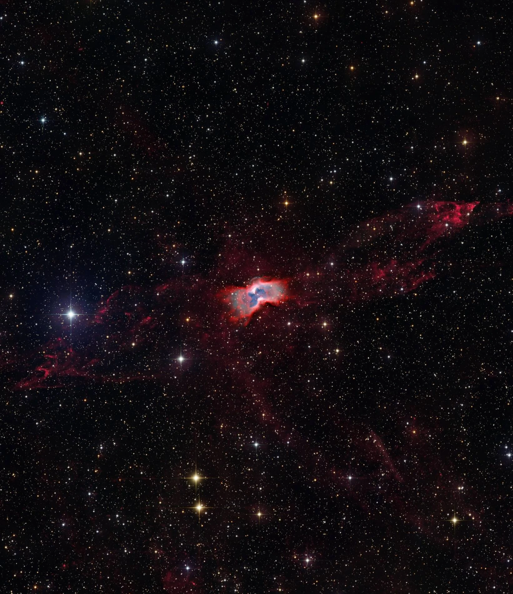 ✨ Планетарная туманность NGC 2899 - остаток звезды, сбросившей внешние оболочки в конце...