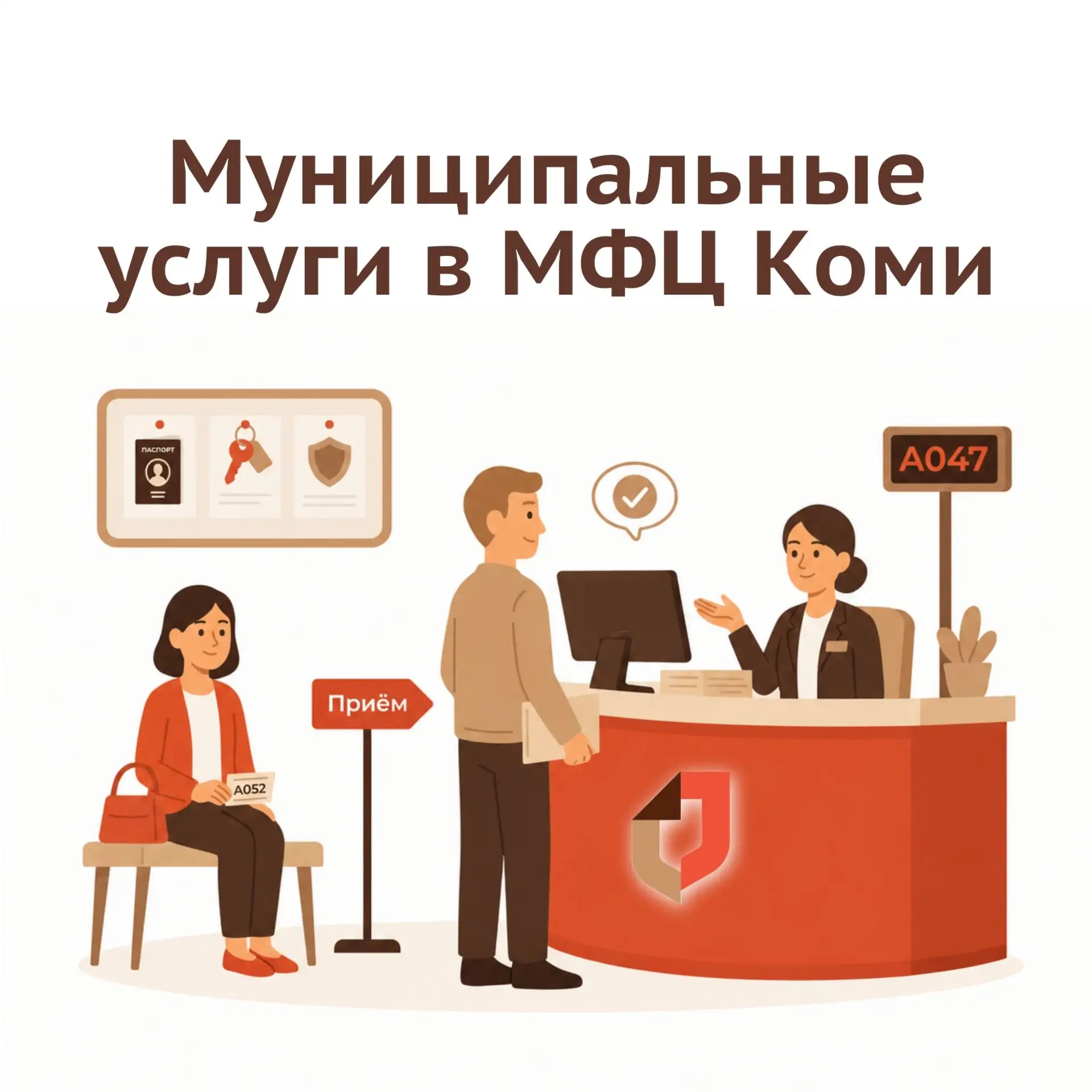 📝 В МФЦ Коми жители Воркуты могут получить государственные и муниципальные услуги, а т...