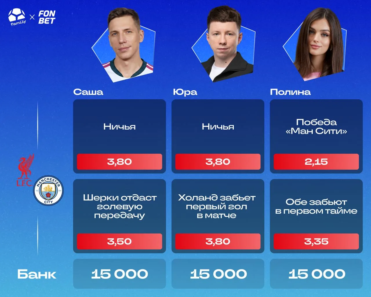 🏆 Вместе с клубным футболом возвращается и Кубок прогнозов! Стартуем с топ-вывески АПЛ...