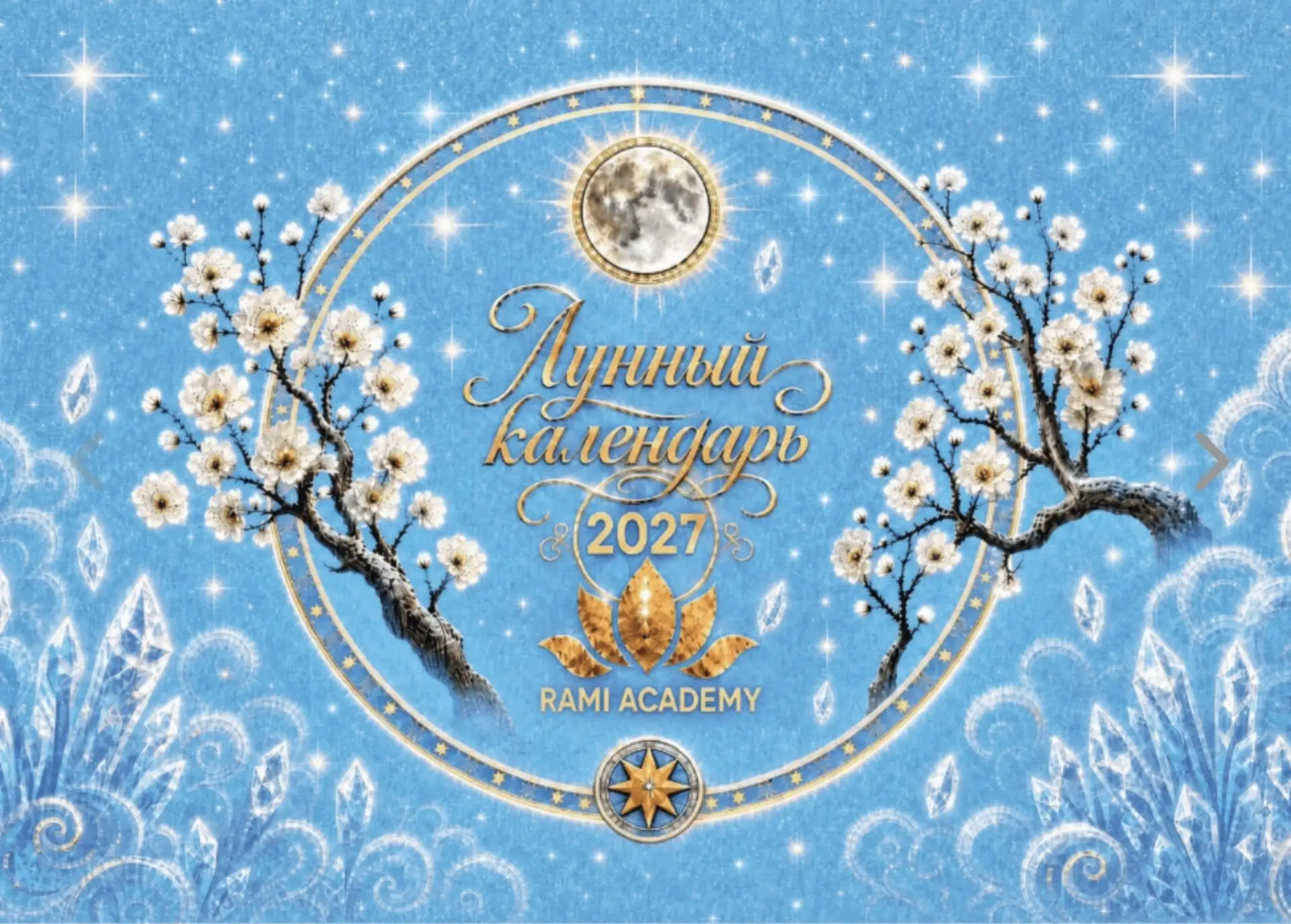 🛒 Санк-Петербург Открываем предзаказ на Лунный календарь 2027 от Академии Рами Блекта! 🌙