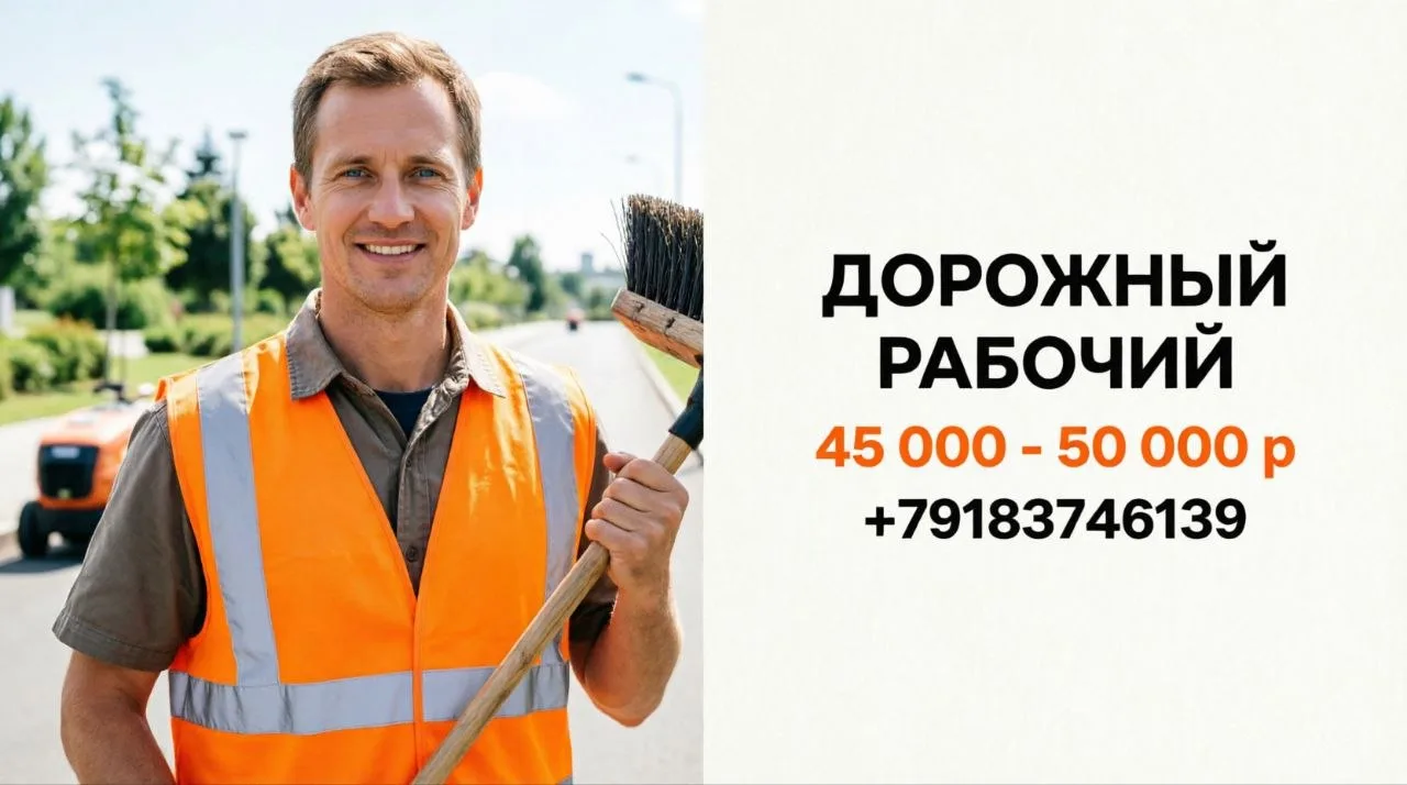 ДОРОЖНЫЙ РАБОЧИЙ | 45 000 - 50 000 ₽