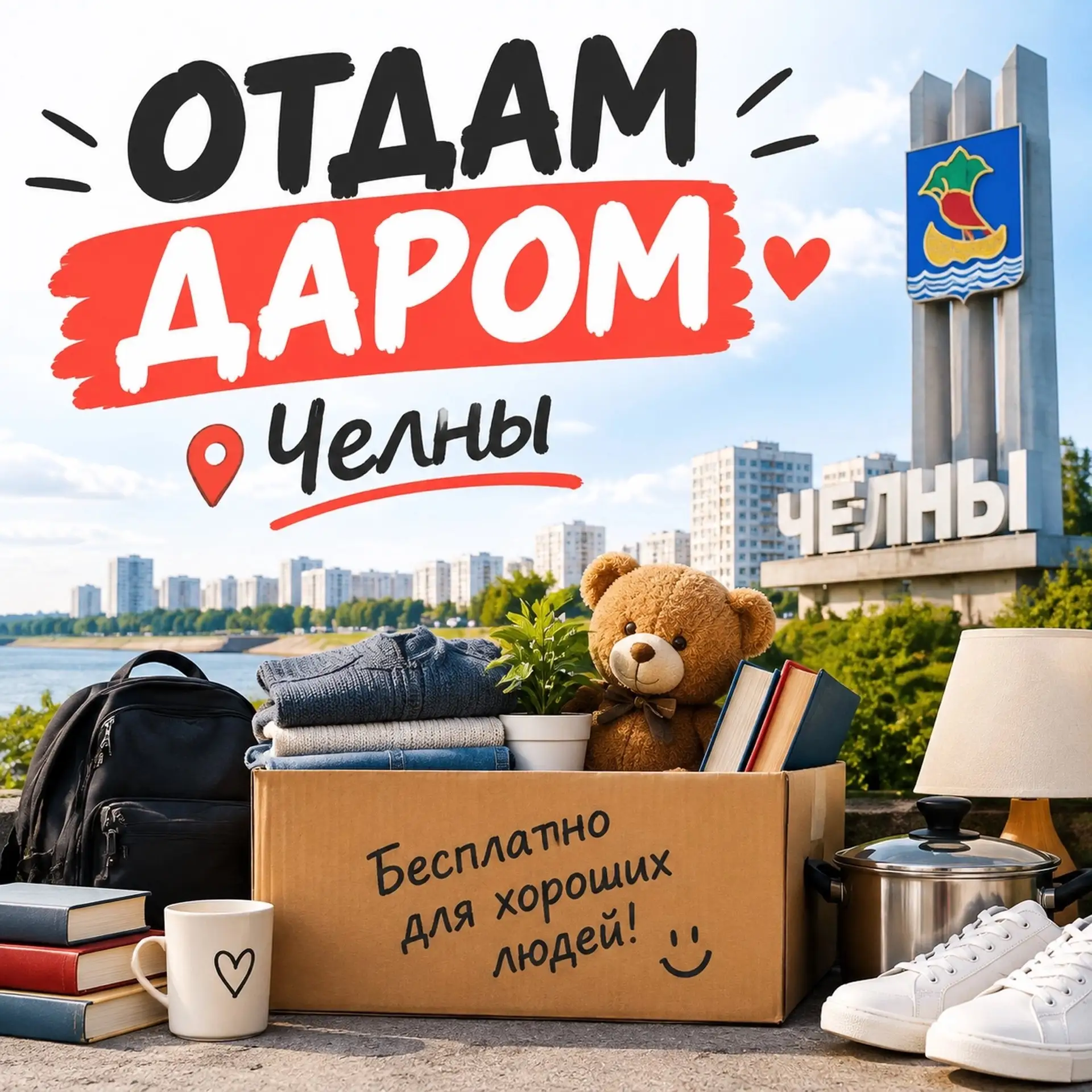 🎁 Отдам даром в Челнах 🎁