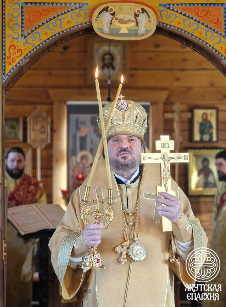 Архиерейское богослужение в Спасском мужском монастыре в день памяти святого апостола И...