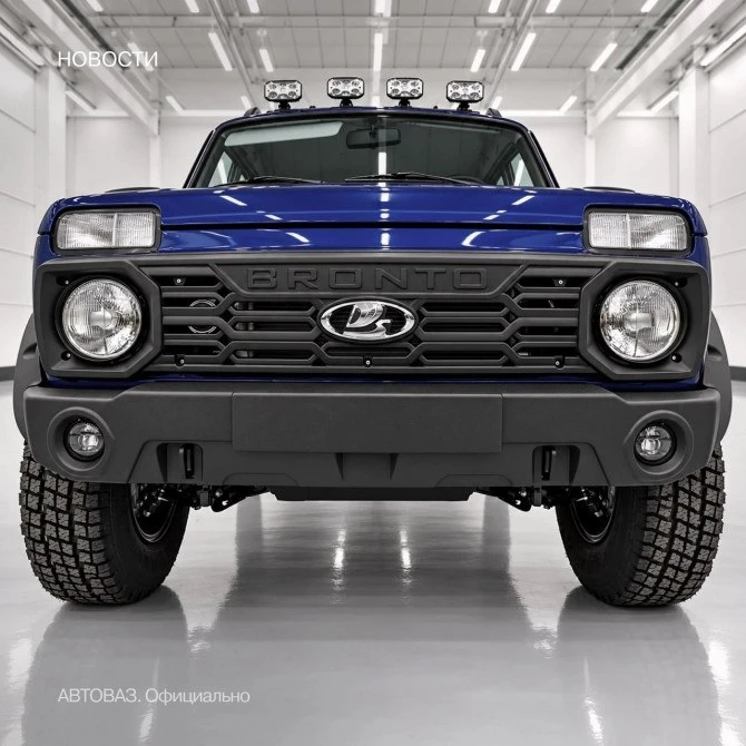 🏭 На АВТОВАЗе началось производство обновленного внедорожника LADA Niva Bronto