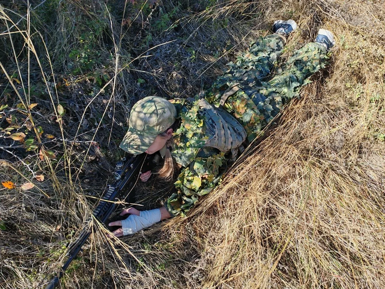 11.10.2026г. Кадеты старшей группы в ходе выполнения учебной задачи по поиску места баз...