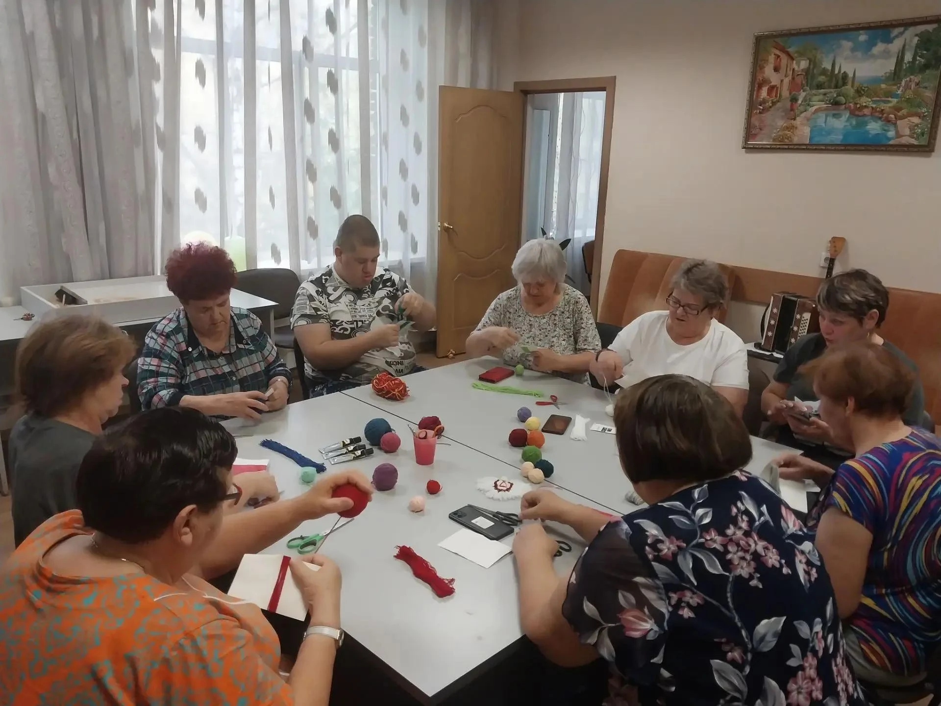 В Центре реабилитации "Надежда" отделения на Кошурникова прошел вдохновляющий мастер-кл...