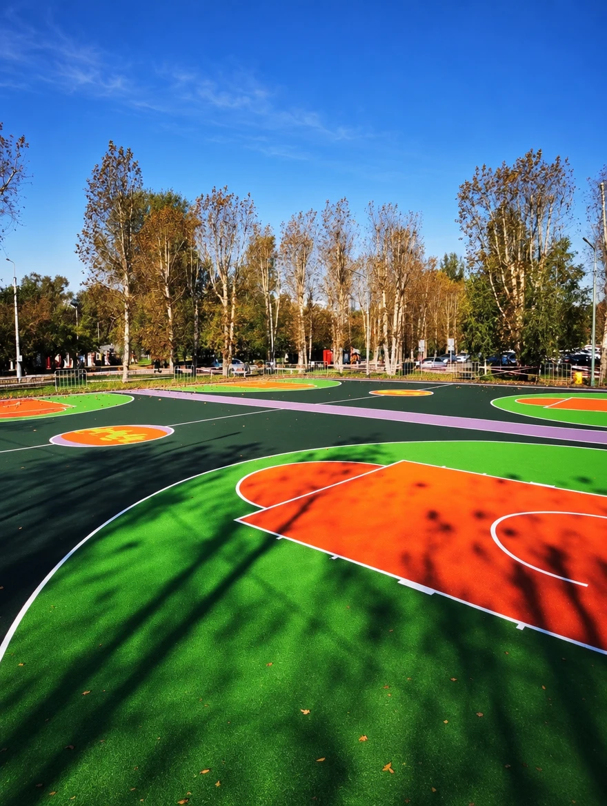 🏀 В Татышев-парке обновили баскетбольные площадки