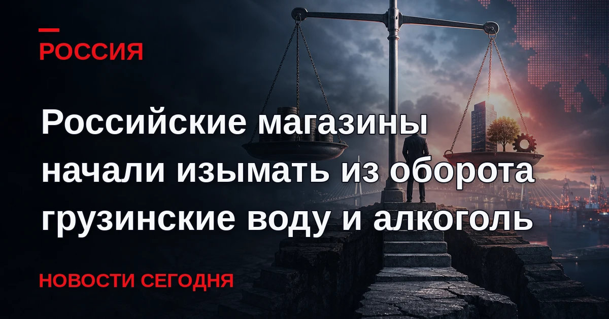 Роспотребнадзор приостановил ввоз и оборот в России грузинских напитков, включая воду и...