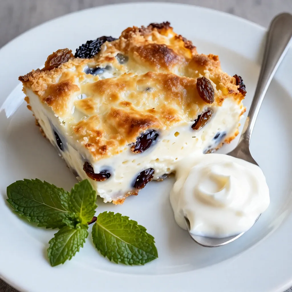ЗАВТРАК: ТВОРОЖНАЯ ЗАПЕКАНКА С ИЗЮМОМ — ПЫШНАЯ И АРОМАТНАЯ! 🧀🍇✨