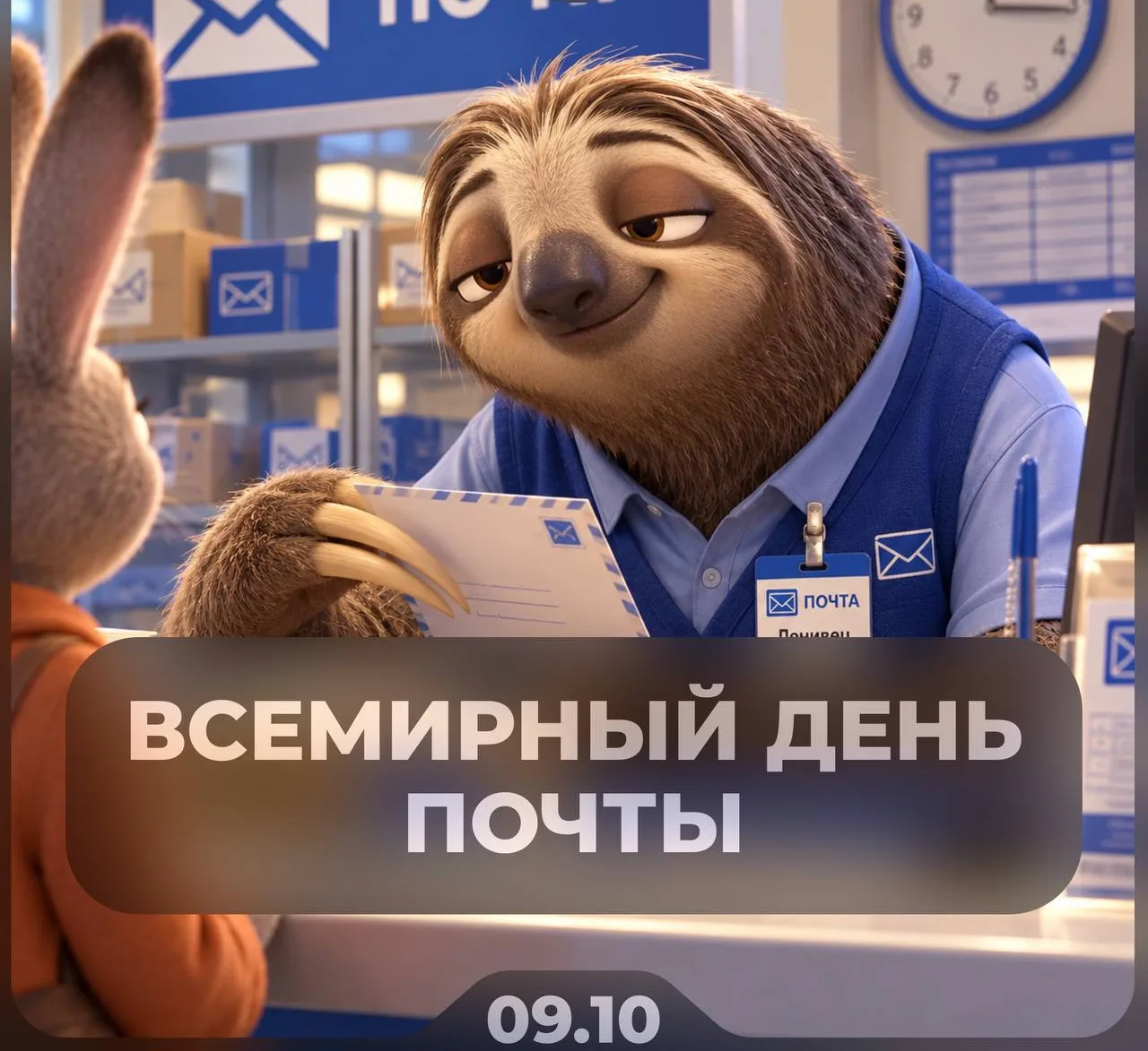 Сегодня — Всемирный день почты