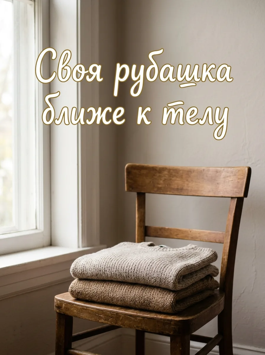 Сперва позаботьтесь о своих, а уже потом о чужом дворе. Никто не осудит вас за это!