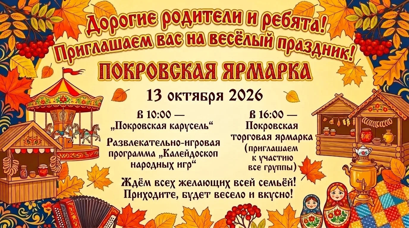 🍂 Покровская ярмарка: праздник, который согреет душу! 🍂