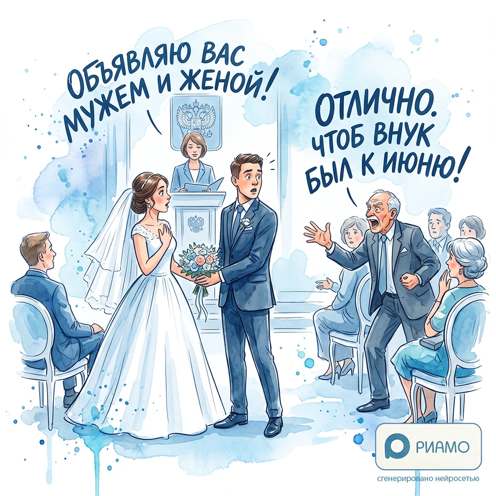 Сценарий «не по плану»: почему старшее поколение торопит молодоженов с внуками