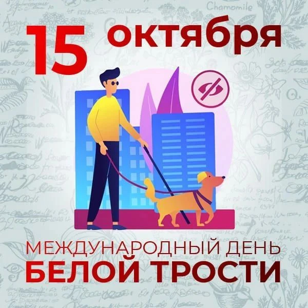 Каждый год 15 октября мировое общество говорит о «белой трости» – символе самостоятельн...
