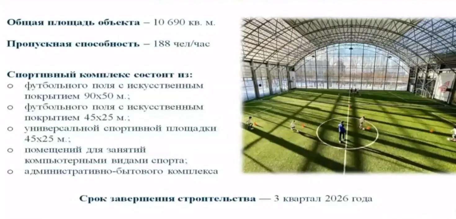 ▪️Завершение строительства фиджитал-центра в Калуге перенесли на 2027 год