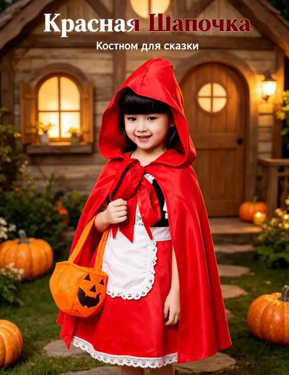 Карнавальный костюм Красная шапочка