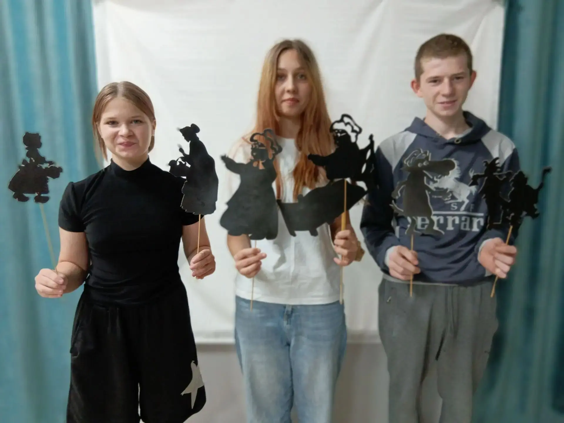 Теневой театр нашего центра открывает сезон.