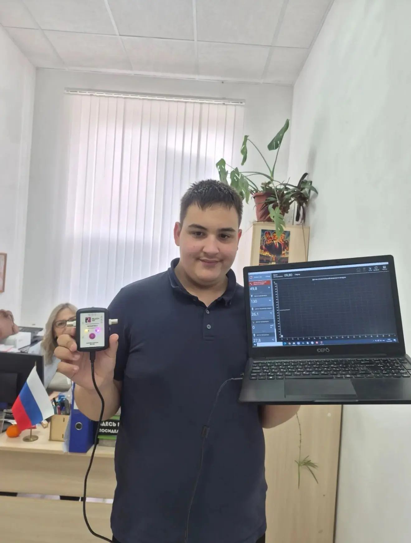В Точке Роста проходят занятия с ребятами из разных классов🔬