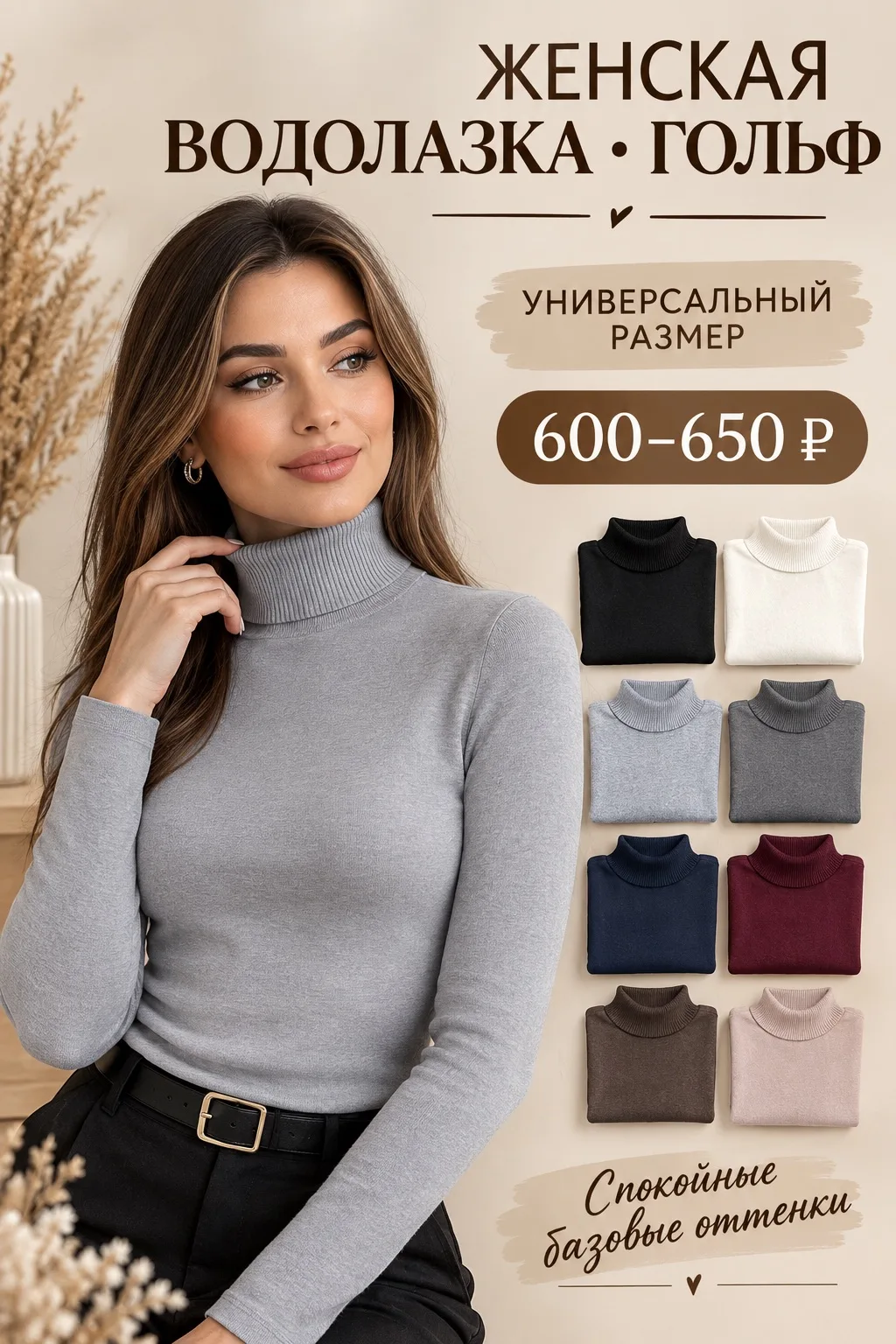 🌺Водолазка женская 🌺