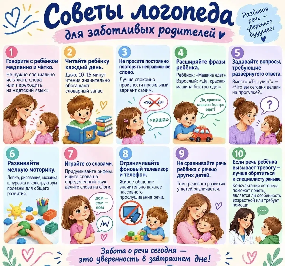 🗣️ Развиваем речь ребенка правильно!