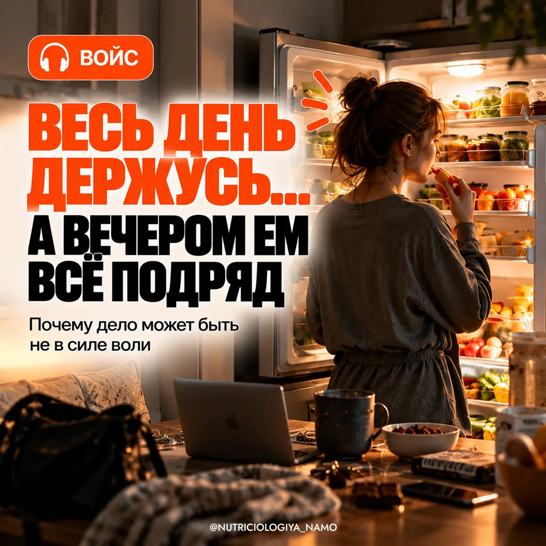 «ВЕСЬ ДЕНЬ ДЕРЖУСЬ, А ВЕЧЕРОМ СЪЕДАЮ ВСЁ, ЧТО ВИЖУ»