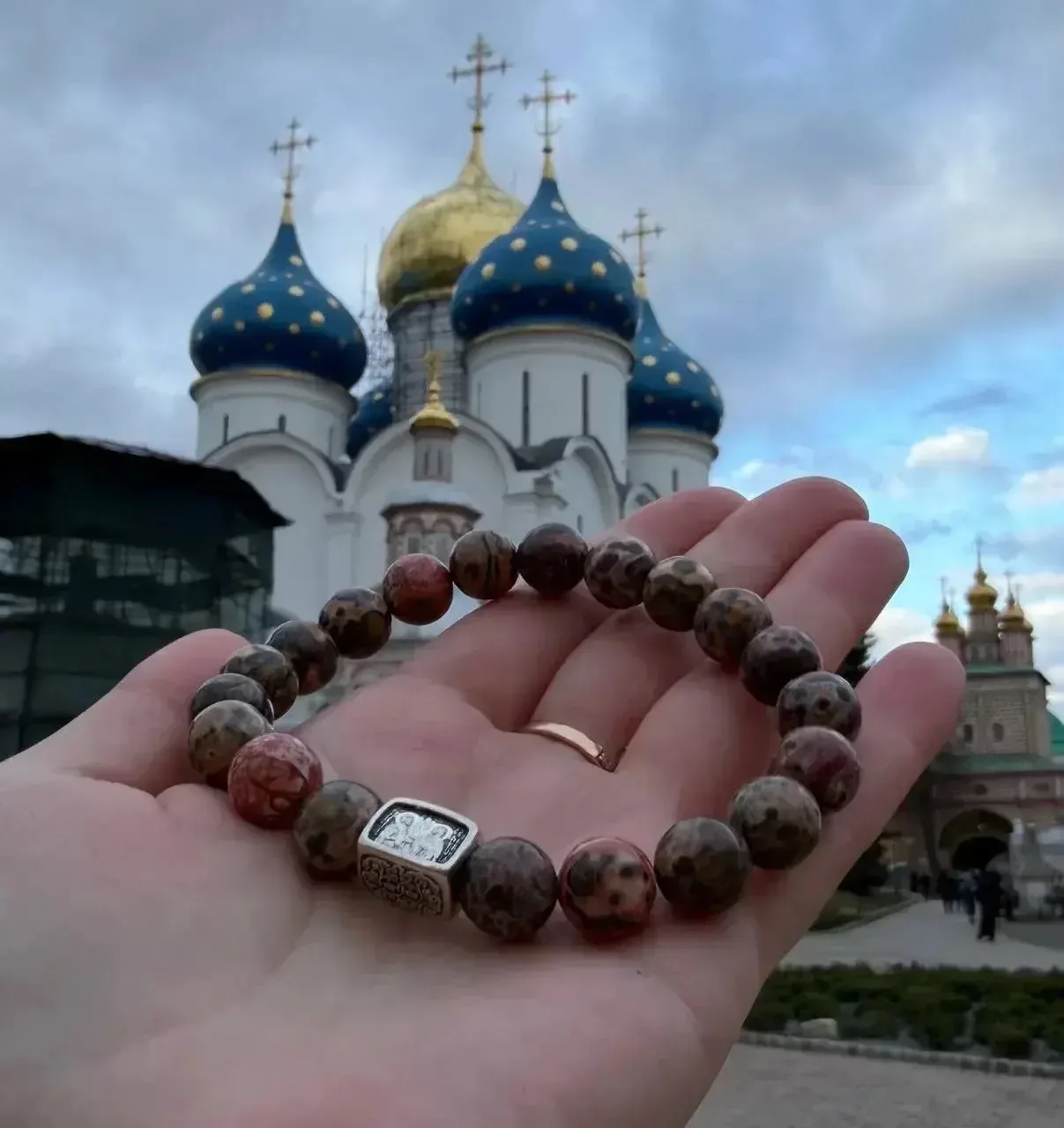 🕊️ ОСВЯЩЁННЫЕ БРАСЛЕТЫ ИЗ ТРОИЦЕ-СЕРГИЕВОЙ ЛАВРЫ