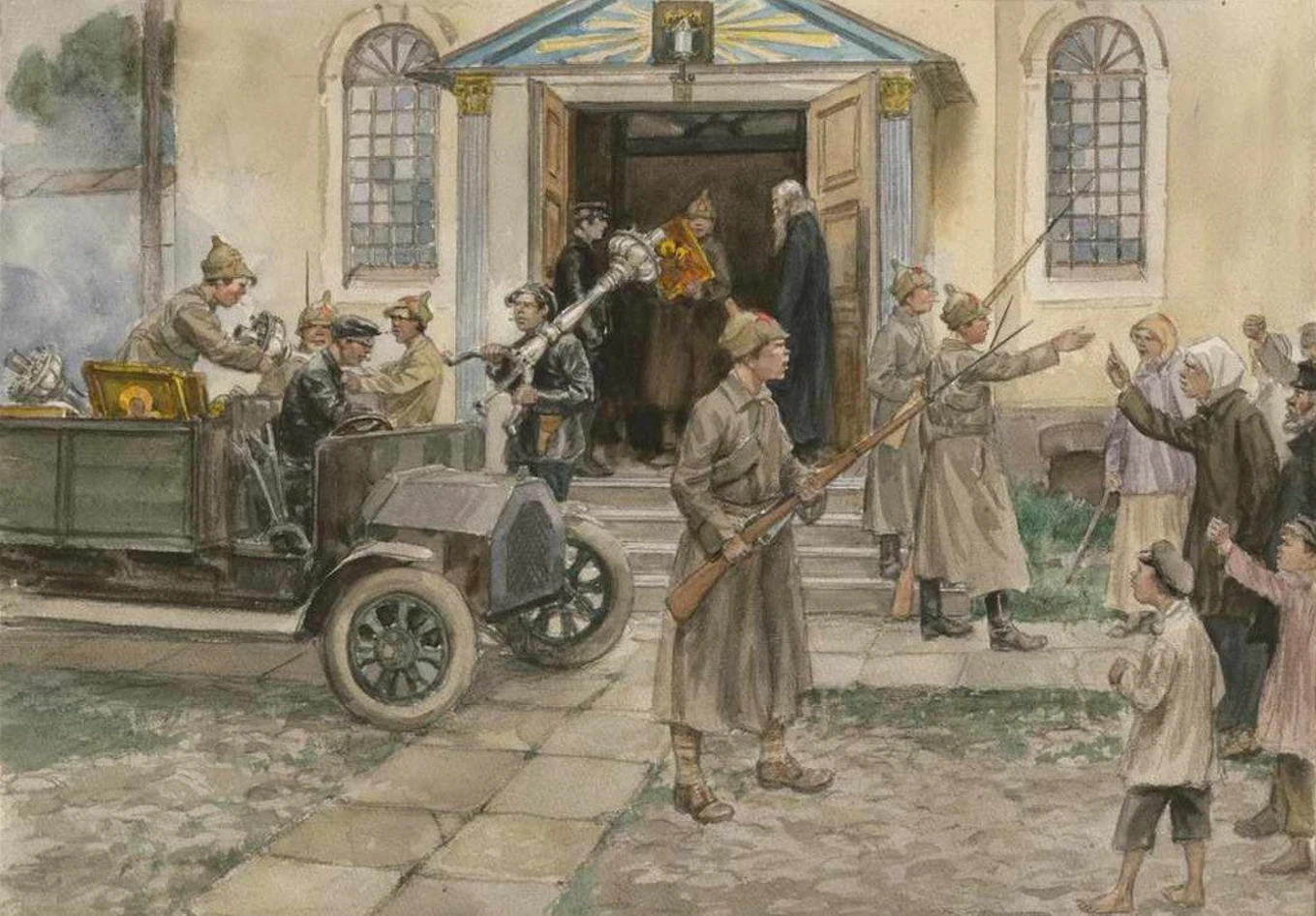13 ОКТЯБРЯ 1922 Г. ПРИНЯТО РЕШЕНИЕ ОРГБЮРО ЦК РКП (Б) «О СОЗДАНИИ КОМИССИИ ПО АНТИРЕЛИГ...