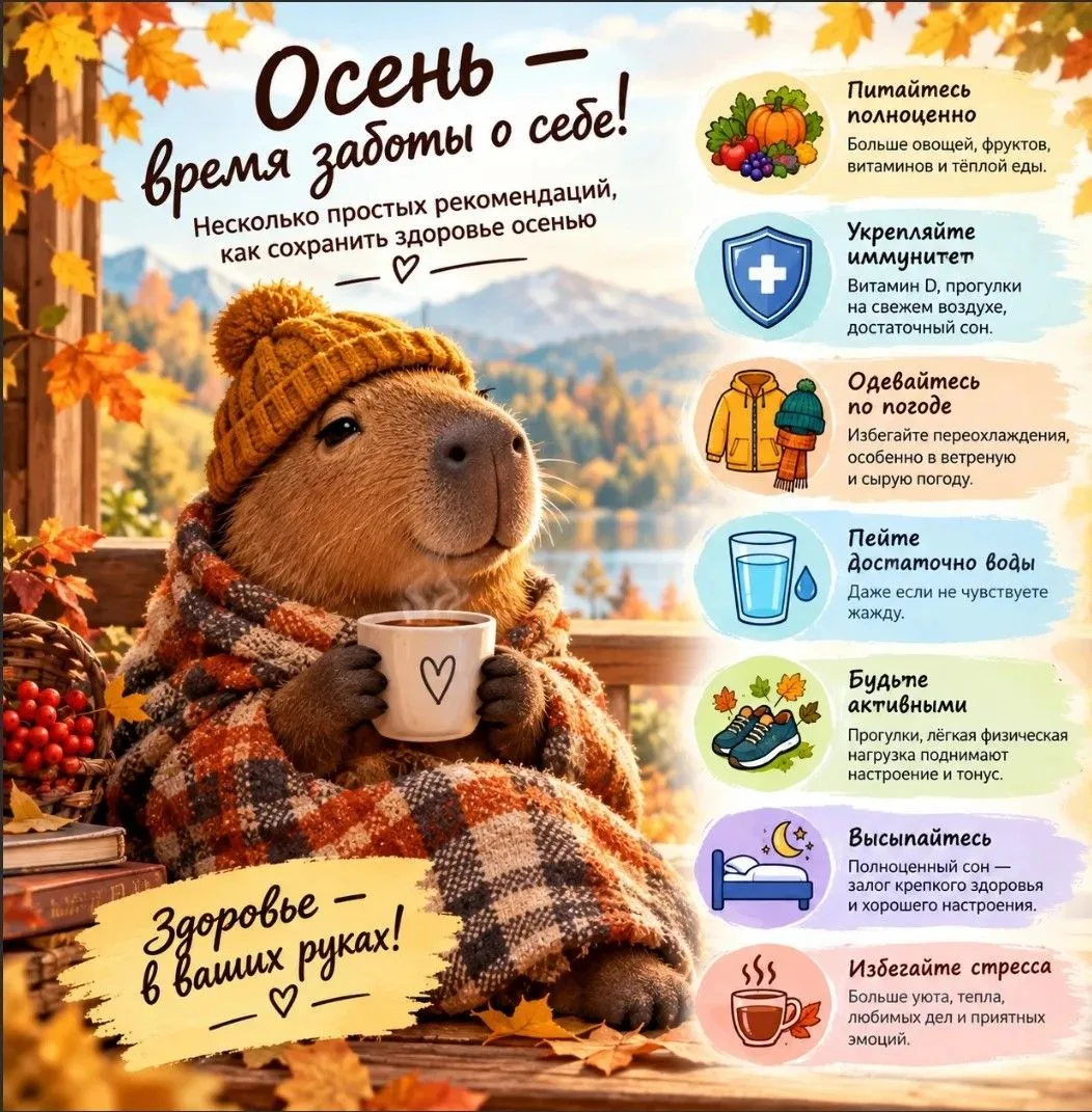 🍁 На что стоит обратить внимание осенью?