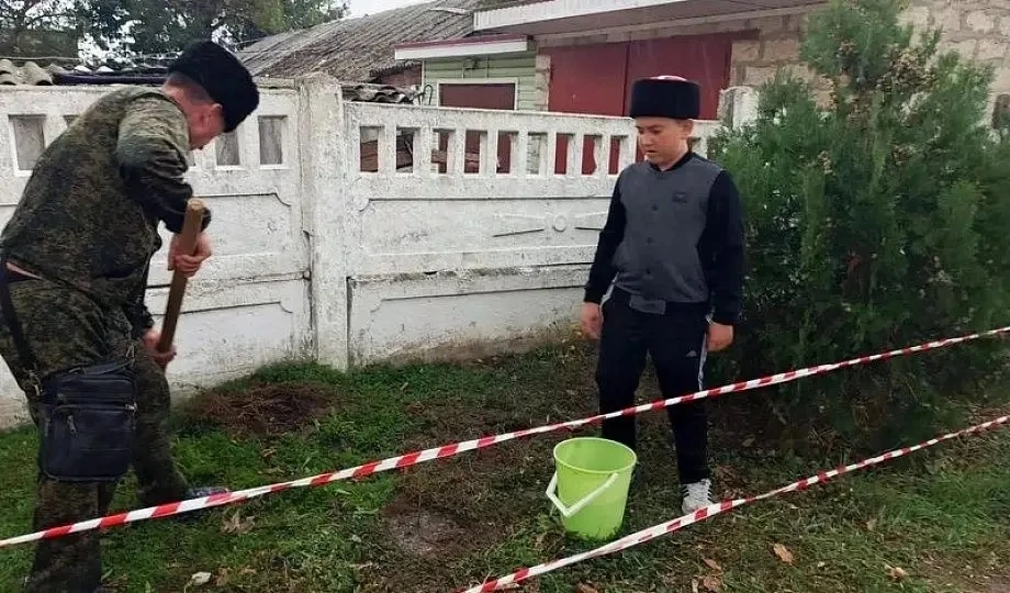 В школе посёлка Виноградного высадили «Сад Памяти»