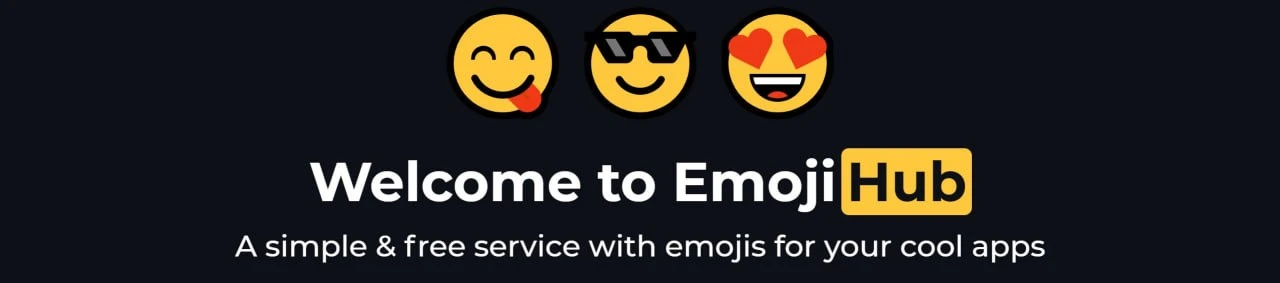 EmojiHub предоставляет возможность получать случайные эмодзи из уже отсортированных кат...
