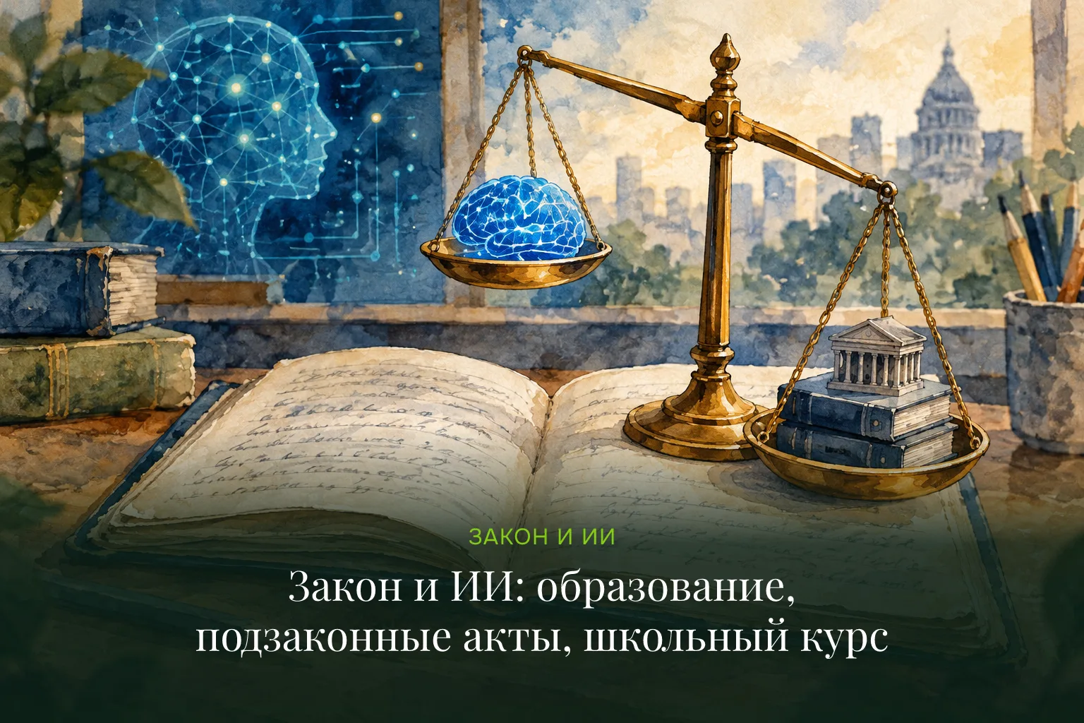 ⚖️ Закон и ИИ: образование, подзаконные акты, школьный курс