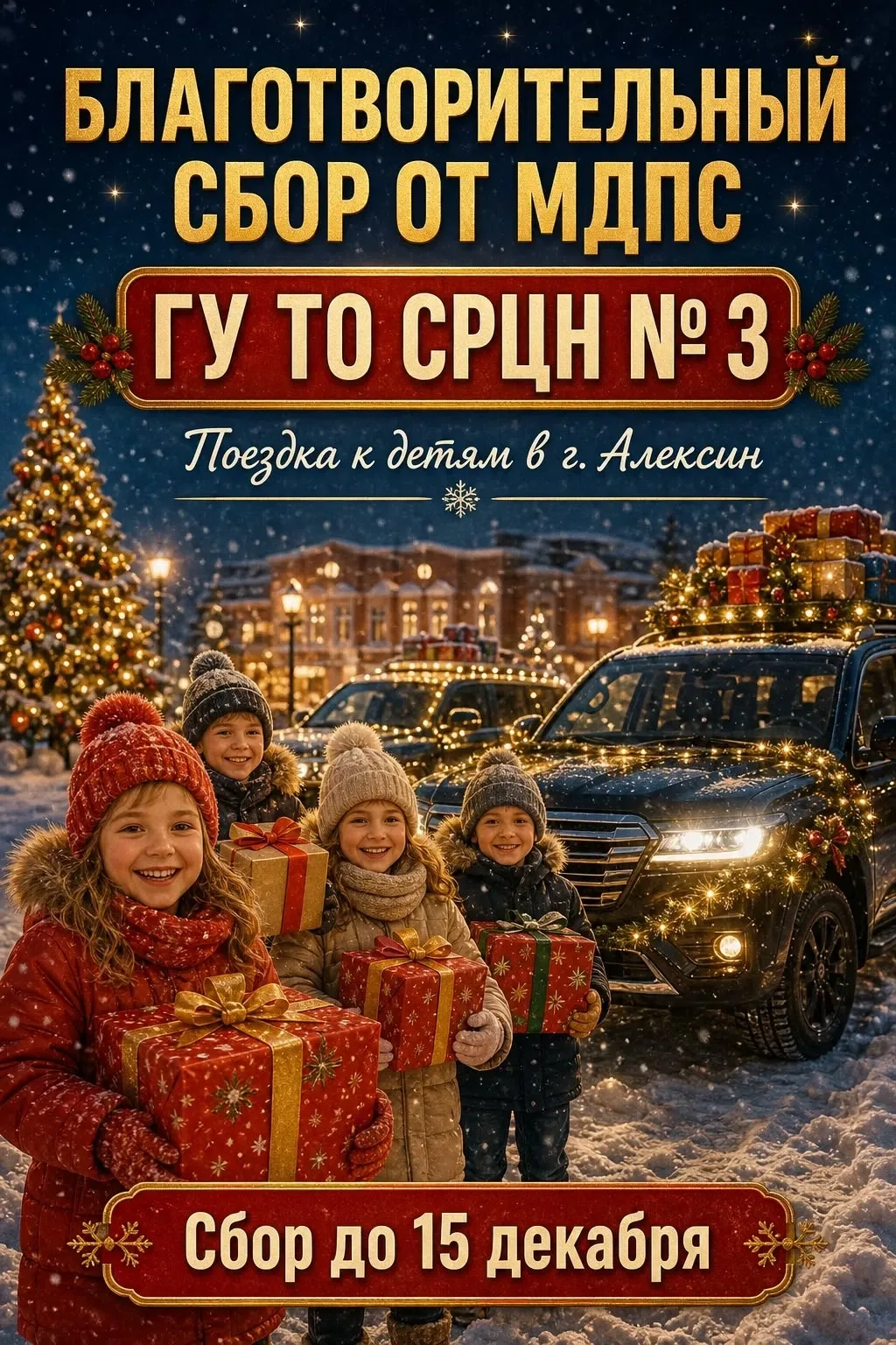 🎄 **Подарим новогоднее чудо детям! Благотворительный сбор от команды МДПС** 🎁
