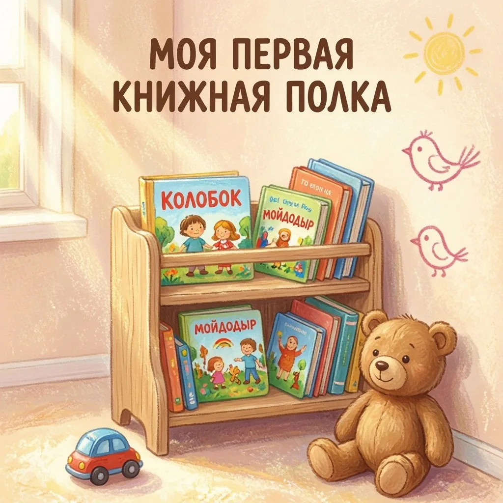 ✨ «Моя первая книжная полка» — и в этом столько смысла! 💛