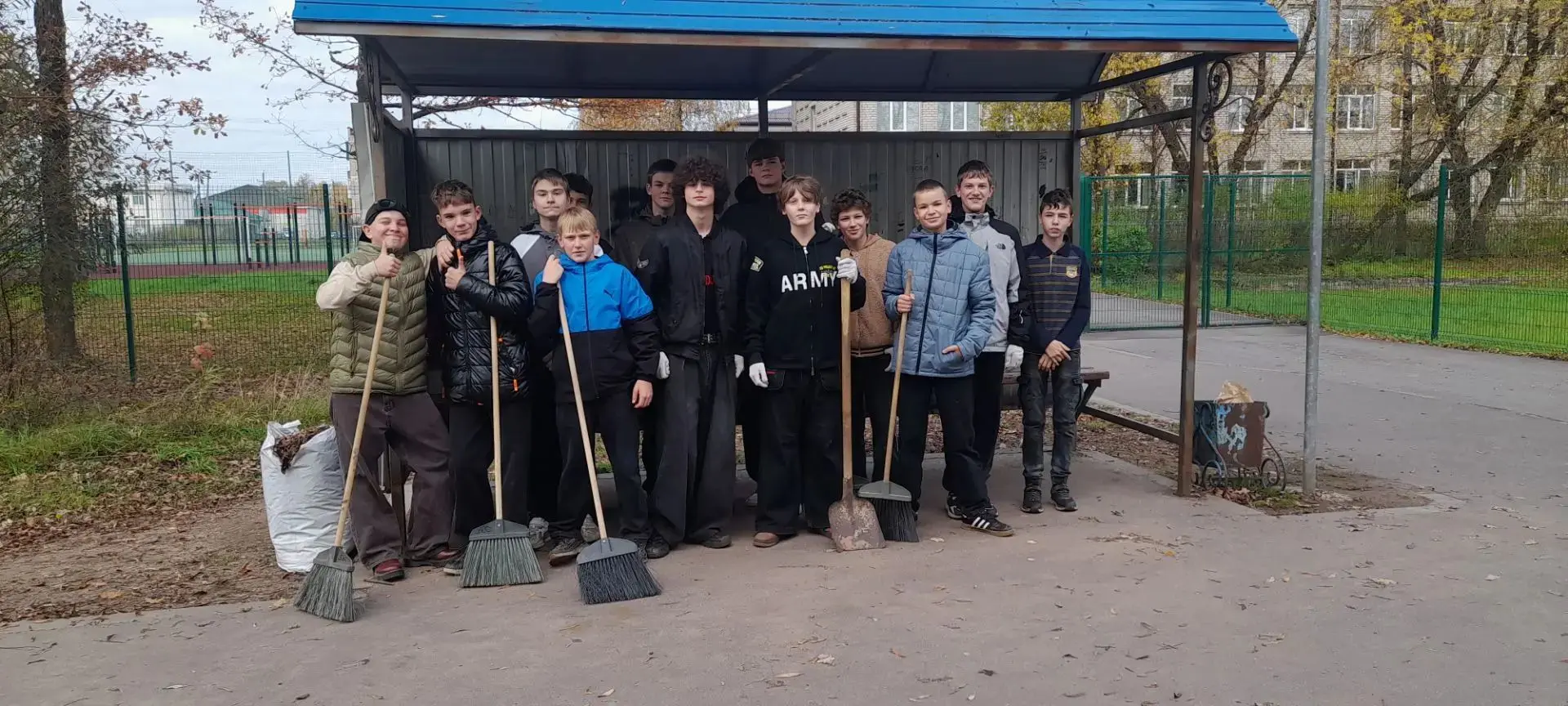 15  октября 2026г. в рамках программы "Общественно-полезный труд", обучающиеся нашей шк...