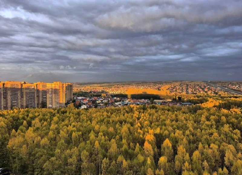 🌇 Осенний теплый закат