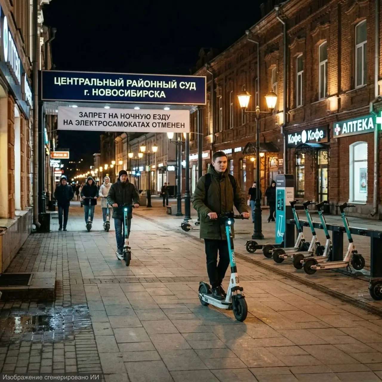 🛴 В Новосибирске сняли ночной запрет на электросамокаты