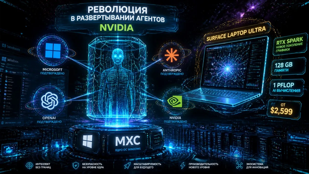 ✅ Microsoft превращает Windows в платформу для ИИ-агентов