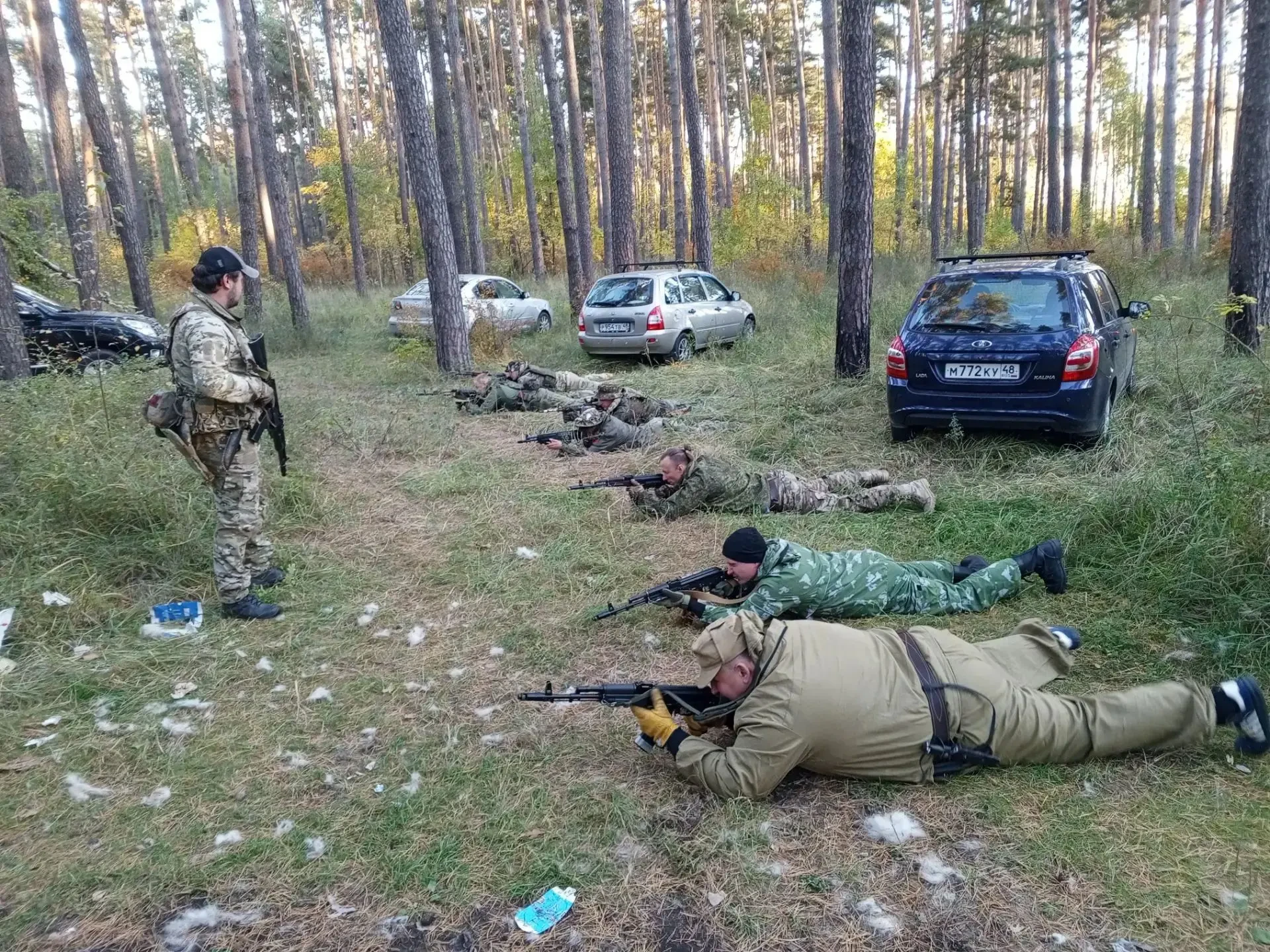Военно-патриотический клуб «Кречет» провёл учебный полевой выход в Липецке