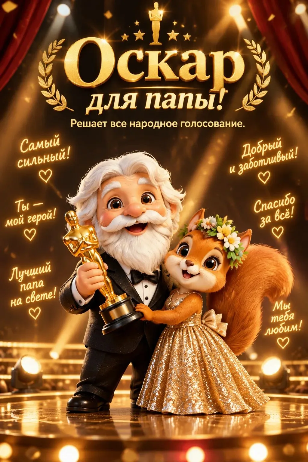 🌟«ОСКАР ДЛЯ ПАПЫ»🏆