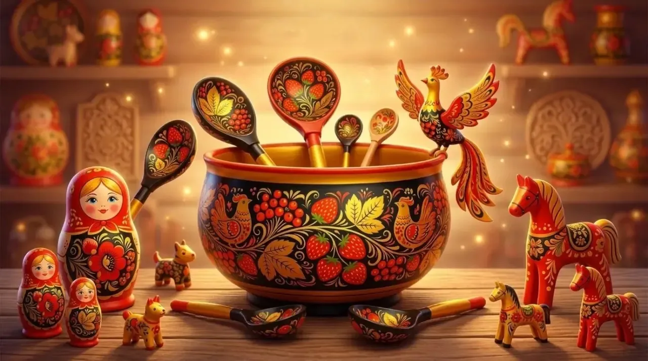🎉 Всемирный день хохломы: праздник ярких красок и старинных узоров! 🎉
