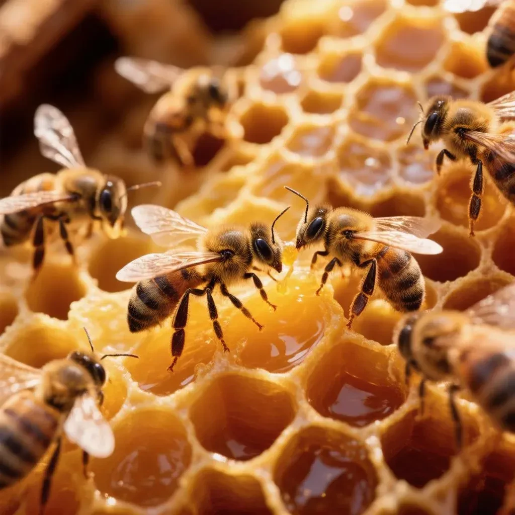 🐝 Как пчелы готовят мед? #интересныйфакт