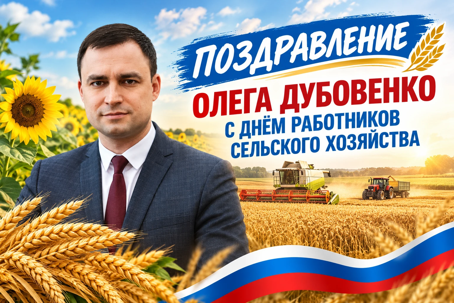 С Днём работника сельского хозяйства и перерабатывающей промышленности!